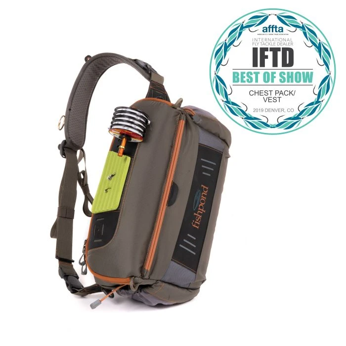 Fishpond Flathead Sling Fishpond Flathead Sling -Fly Fishing Equip Shop flathead front award